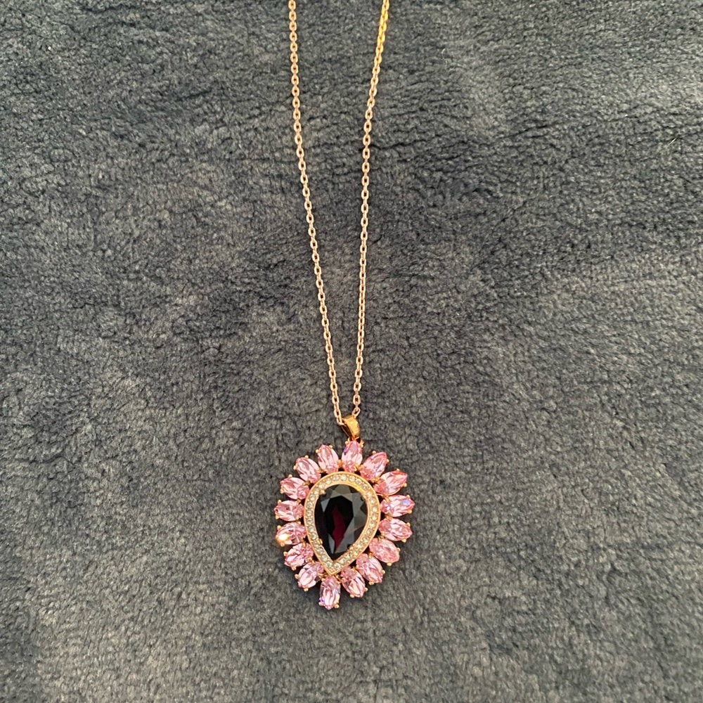 Henri Bendel Vanderbilt Cluster pendant & matching ring